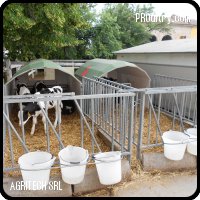 Fiberglass calf shelters, mod. AGRIBOX