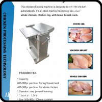 Alpha Machinery Co Ltd - chicken skinning machine - whole chicken
